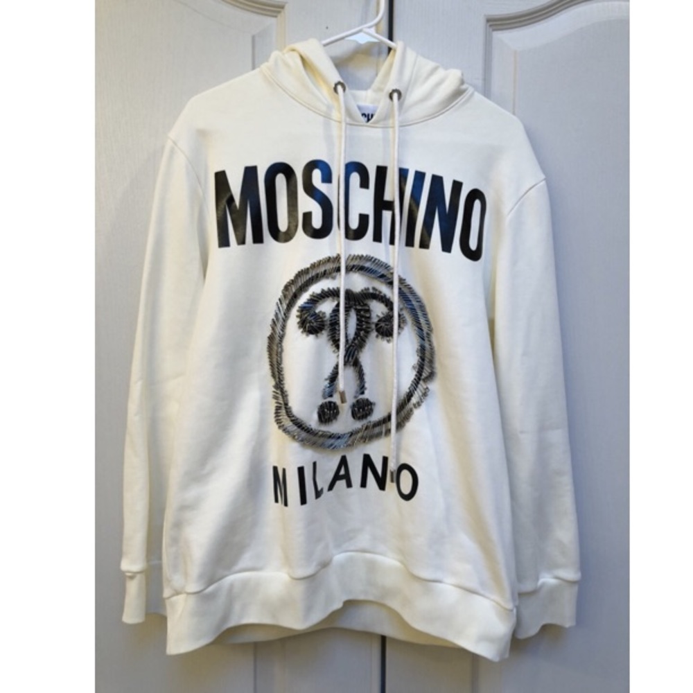 Moschino Logo Pinned Sweater Hoody